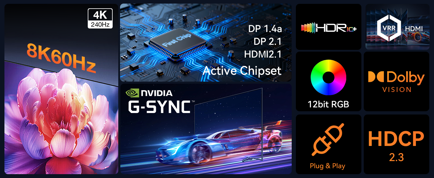 display port to hdmi 4k 120