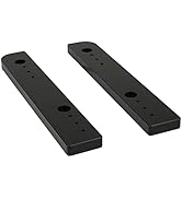 Harvards Chrome Tour Pak Trunk Relocation Kit Mount Extender Plate Adjustable 1-3" Fits for Harle...