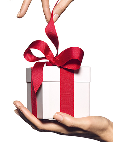 tracker card as gift