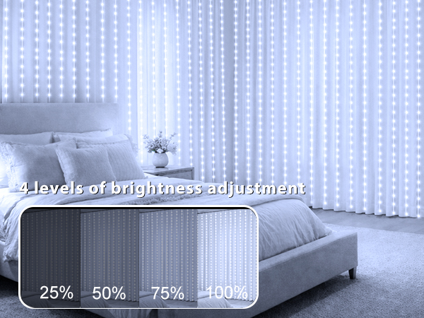 curtain lights for bedroom