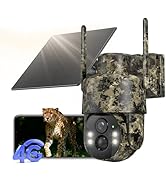 4G LTE Cellular Trail Camera Wireless Outdoor with Night Vision Motion Activated, 2K HD 360° View...