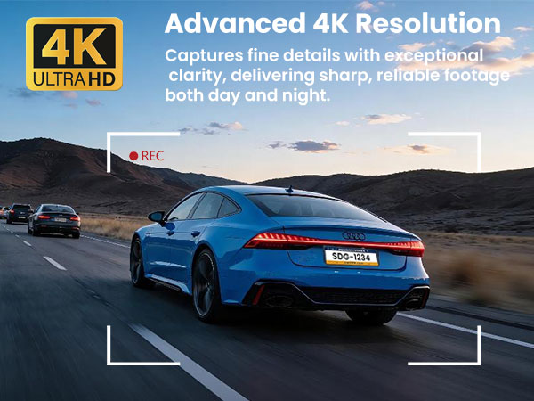 4K dash cam