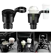 2 in 1 Car Cup Holder Dual Cup Holder, Cup Holder Expander for Regular 32 to 40 Ounce, Compatible...