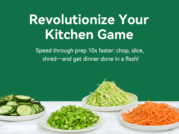 veggie chopper with container and lid