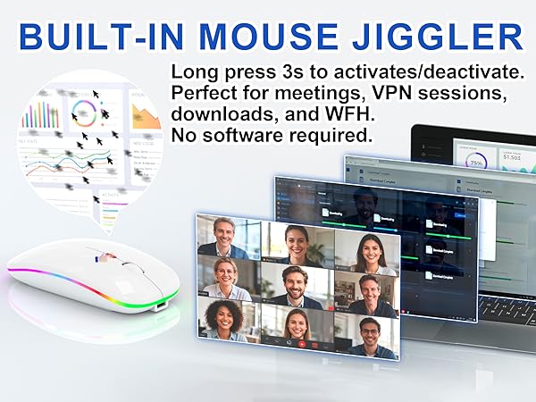 mouse jiggler mouse wiggler trackpad jiggler automatic mouse mover wireless mac wireless mouse