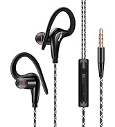 Docooler Wired in-Ear Waterproof Earphones Ear Hook Earbuds Stereo Super Bass Headphones Sport He...