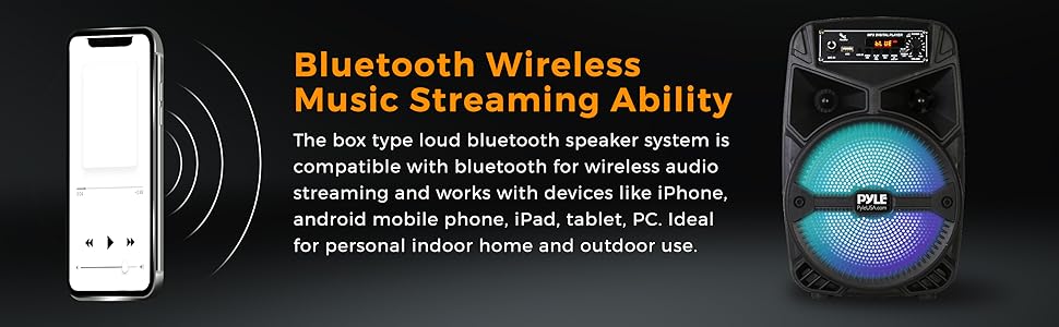 Outdoor speaker, Portable speaker, Pyle Speaker, Bluetooth speaker, Party Speaker, Speaker