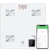 arboleaf Smart Bathroom Scale for Body Weight, Bluetooth Digital Body Scale, 14 Key Composition A...