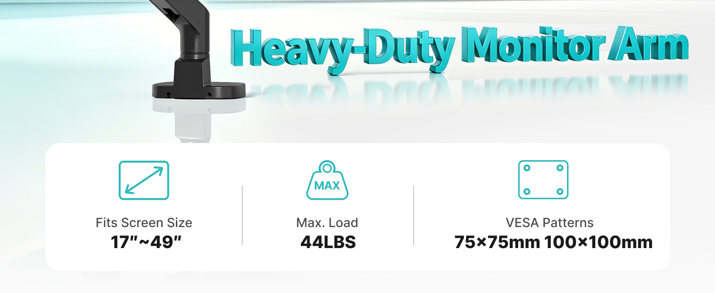 49 inch ultrawide mount desk stand
