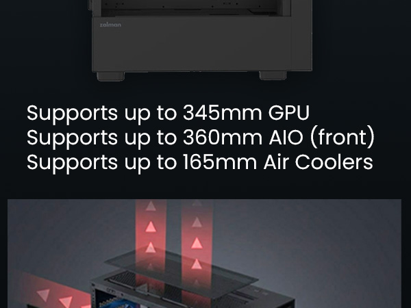 Zalman S6 ATX Mid Tower RGB Gaming PC Case
