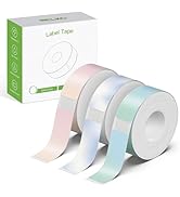 NELKO P21 Genuine Adhesive Green/Blue/Pink Paper 14x40mm (0.55