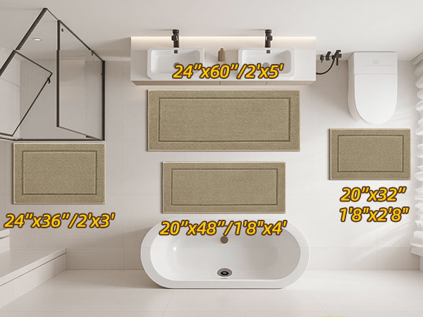 Non-slip Bathroom Mats