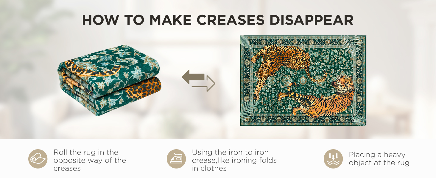 Green area rug