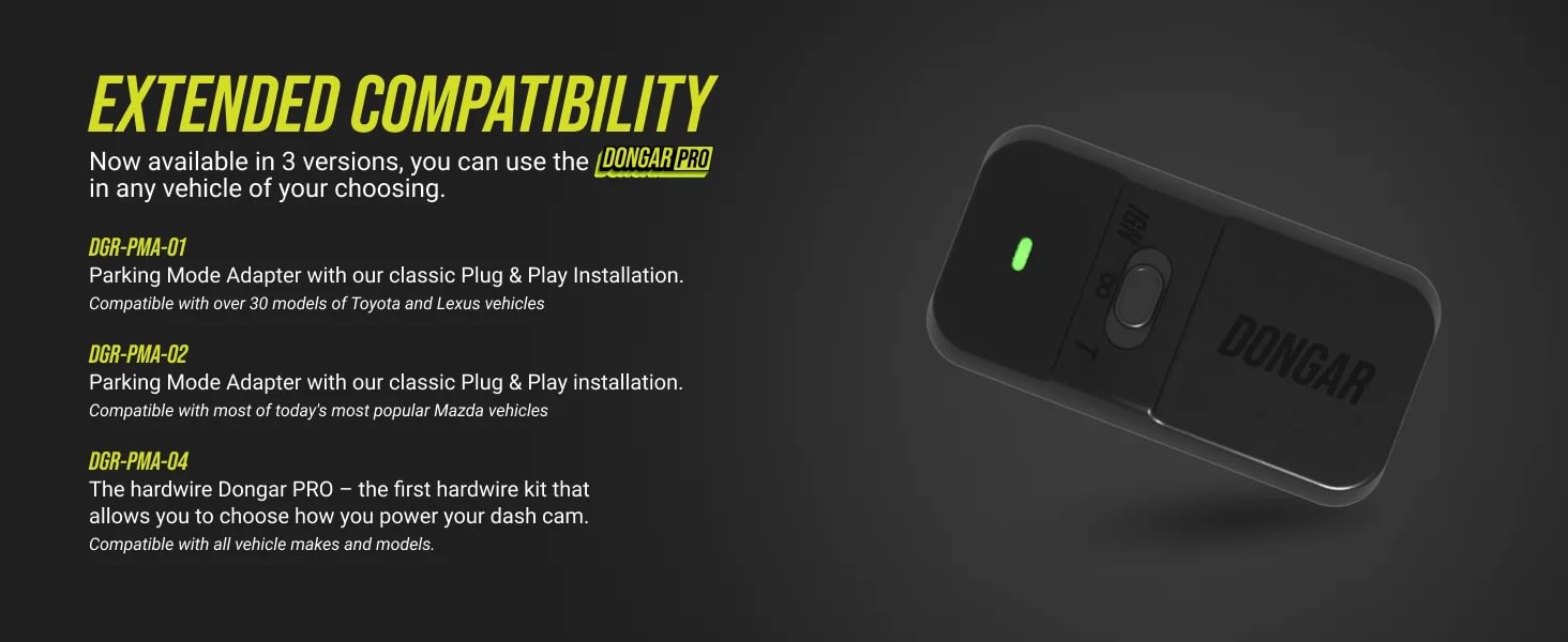 Compatible with all vehicle makes and models