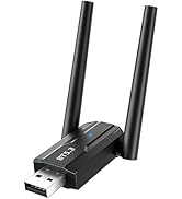 GAROGYI Ultra Long Range Bluetooth 5.3 Pro USB Adapter with Dual Antennas for PC Supports Windows...