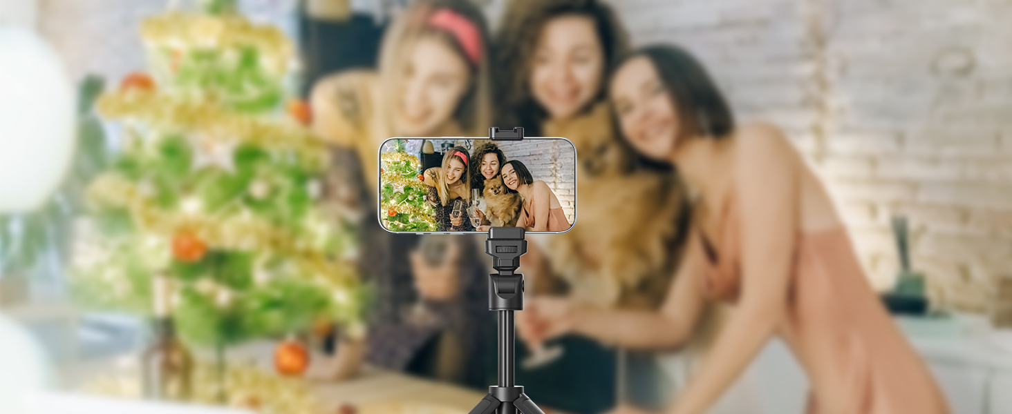 Selfie Phone Screen with Wireless Remote