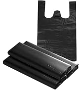 Small Trash Bags, Strong Black Garbage Bags, Unscented Thicken Bin Liner for Bedroom Home Kitchen...