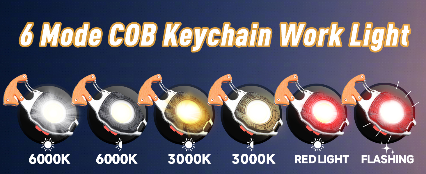 cob keychain work light