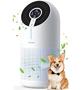 MOOKA Air Purifiers for Home Large Room up to 1095ft², H13 HEPA Filter Air Cleaner for Pets Bedro...
