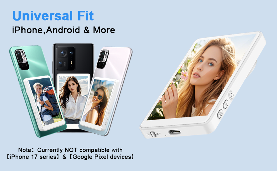 phone mirror for rear camera vlogging phine record screen vlog back camera magsafe for phone