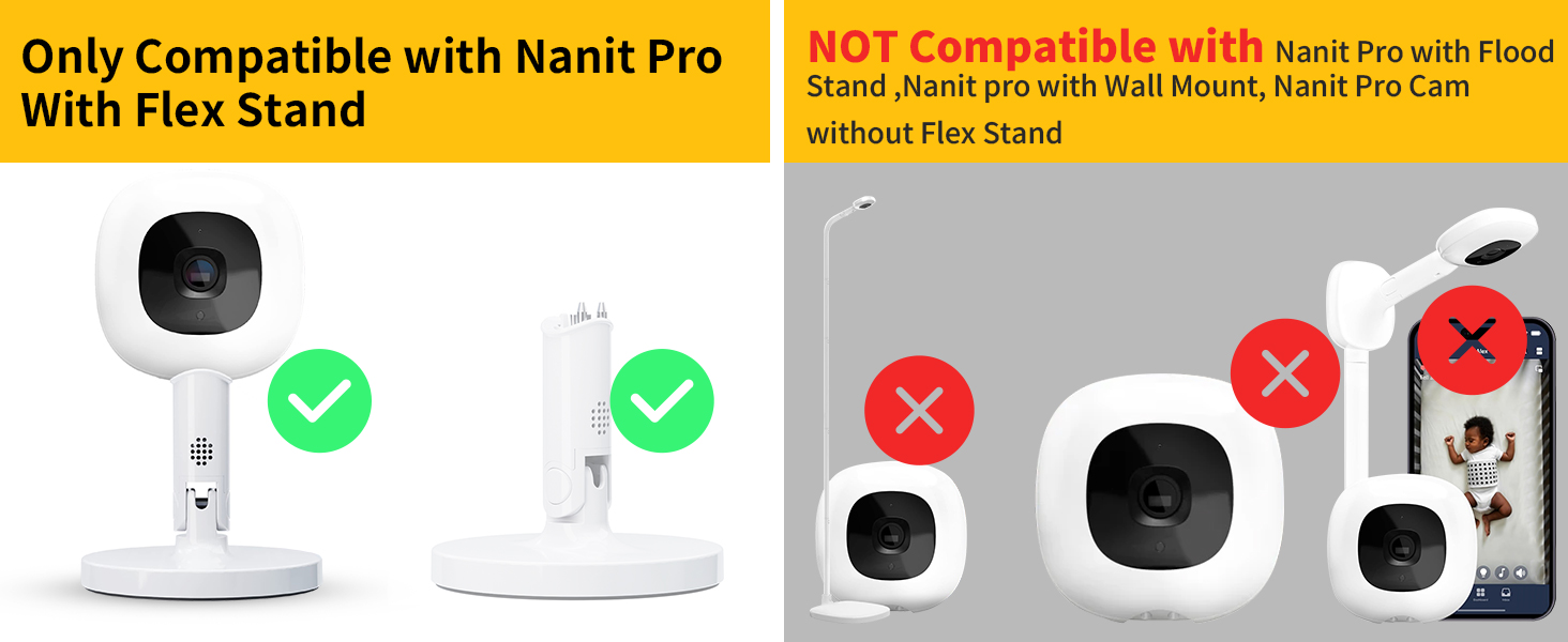 Baby Monitor Mount for Nanit Baby Monitor