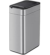 ELPHECO Kitchen Trash Can 60 Liter / 16 Gallon Automatic Trash Can with Butterfly Lid, Motion Sen...