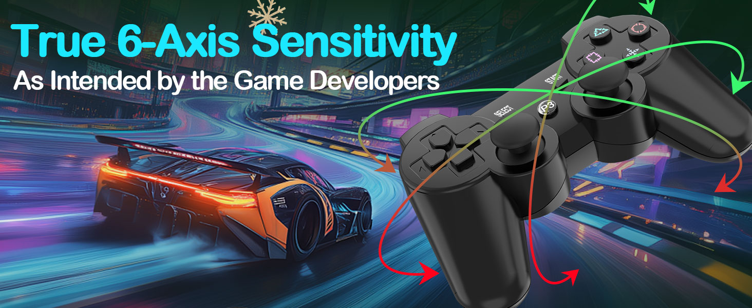 True 6-Axis Sensitivity