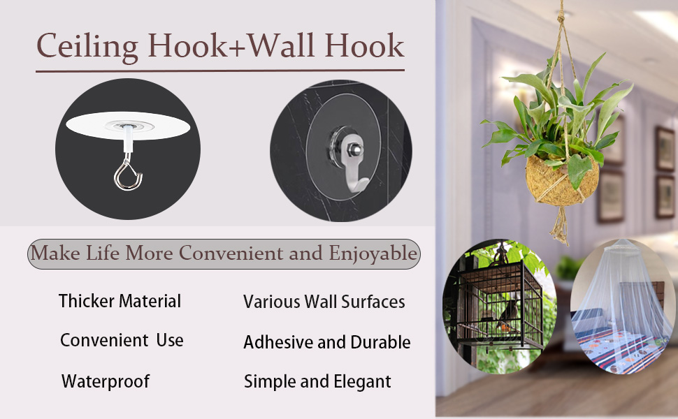 adhesive hooks for popcorn ceiling