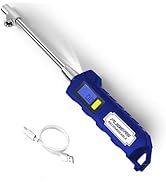 PUIBERS Tire Pressure Gauge: 0-150PSI, 3 Layers Reinforcement, 360° Swivel Chuck with LED Flashli...
