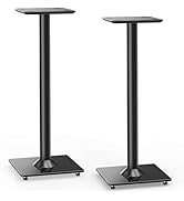 ELIVED Universal Speaker Stand Pair, 31 Inch Height Bookshelf Speaker Stands for Satellite Speake...