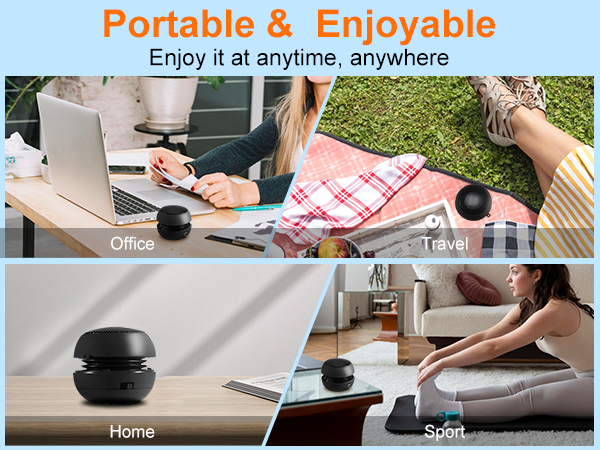 Small speaker mp3 player with speaker 3.5mm speakers mini speaker with aux input