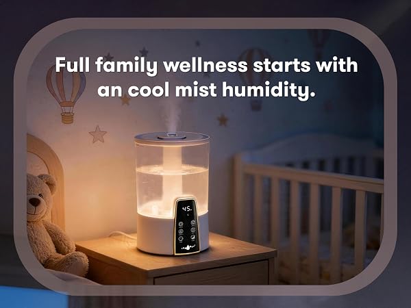 Full family wellness starts with an cool mist humility