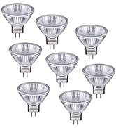Edearkar Halogen Light Bulbs Halogen Lamp MR16 12 Volt 10Watt Halogen Bulbs for Landscape Light,S...