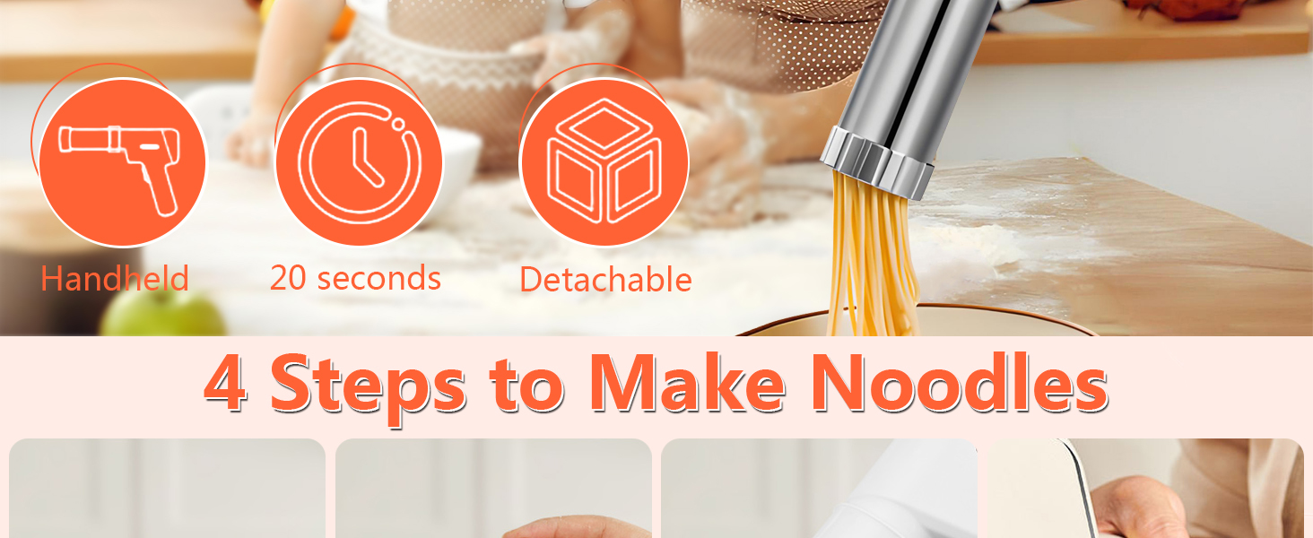 Handheld Pasta Maker Machine