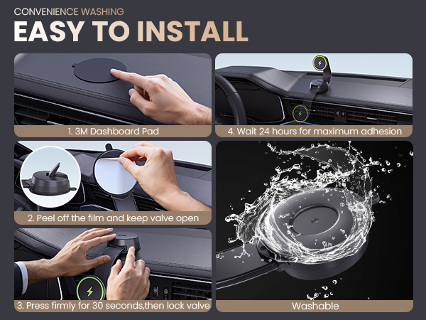 car dashboard phone mount cell phone holder for car iphone 17 16 16 14 12 13 windshield