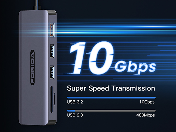 usb 3.2 hub to usb c