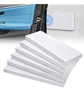 Elsjoy 6 Pack White Garage Wall Protectors, Garage Corner Edge Bumper Wall Foam Padding for Car D...