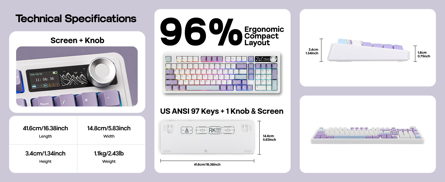 AK980 V2 Keyboard