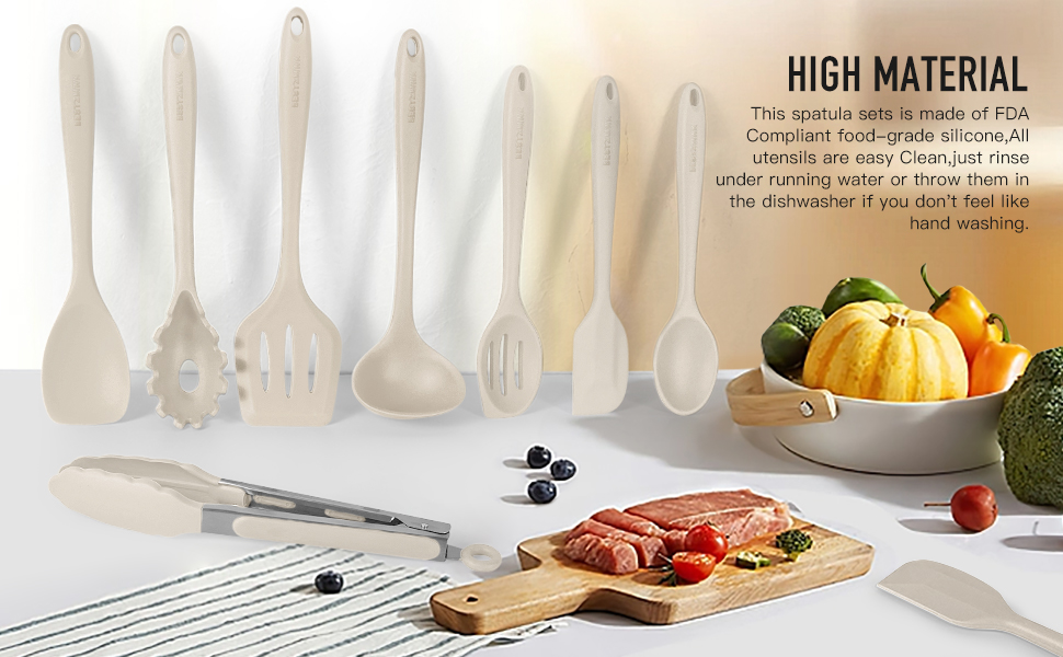 Silicone Kitchen Utensils set