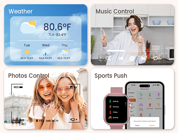 Womens Watch with Bluetooth Functions