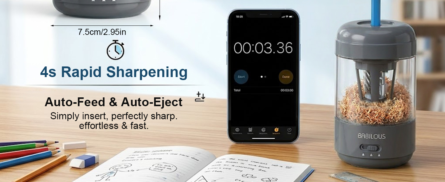 automatic pencil sharpener