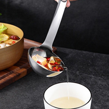 Stainless Steel Soup Ladle With Oil Separator a+6