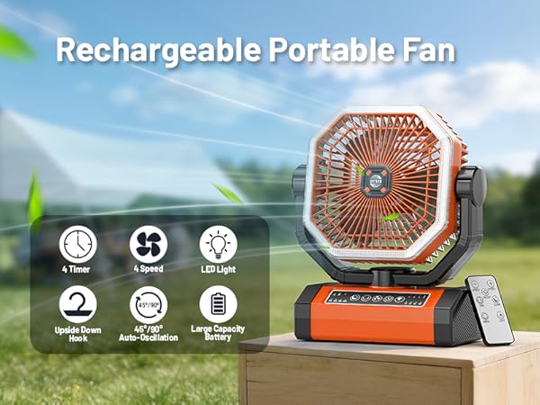 battery operated fan for camping