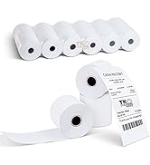 TK Thermal King (12 Rolls) 2 1/4" 150' feet White Thermal Paper Adding Machine/Calculator Cash Re...