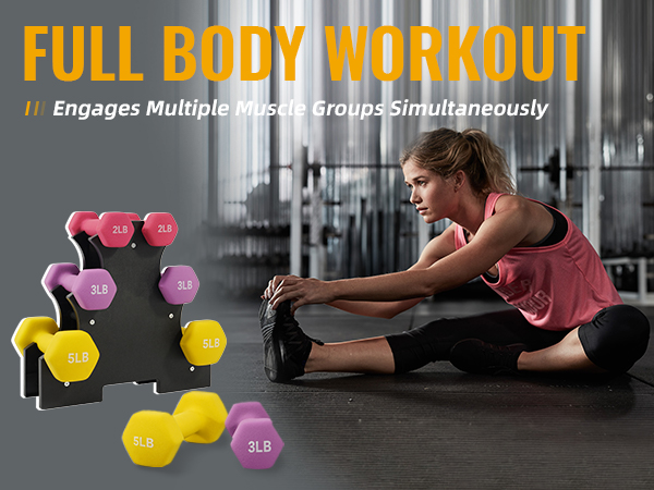 weights dumbbells set for women