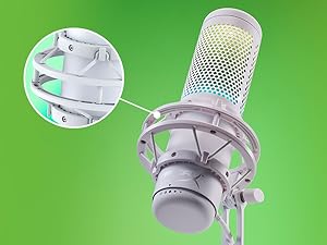 Built-in anti-vibration shock mount