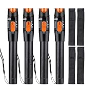 Duogalia 4PC Visual Fault Locator 10mW VFL Fiber Optic Tester for Fiber Network Cable Test, Suita...