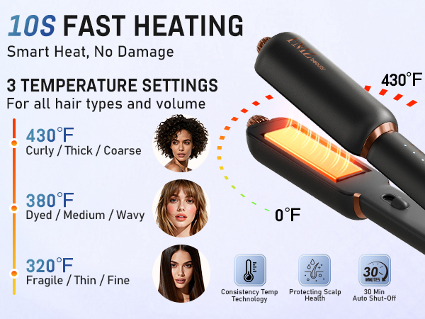 10S FAST HEATING 3 TEMPERATURE SETTINGS