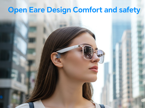 Open Eare design Comfort and safety