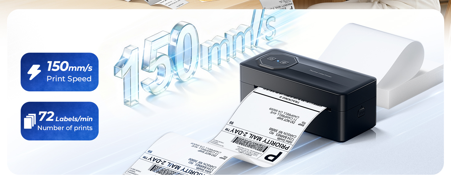 bluetooth label printer